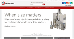 Desktop Screenshot of leafchain.com